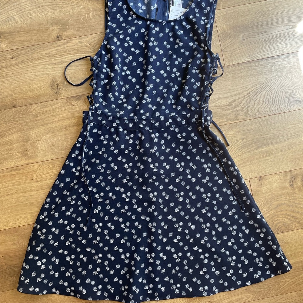 H&M Floral Navy Dress